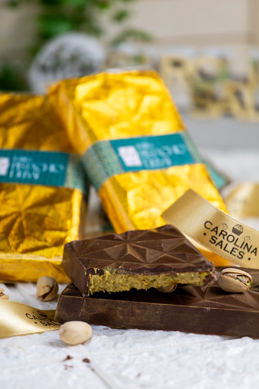 Barra de Chocolate AO LEITE Pistachio Dubai  - 200g