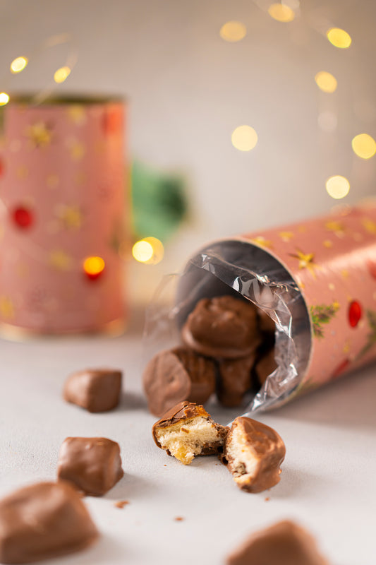 Lata de Bites de Panetone com chocolate