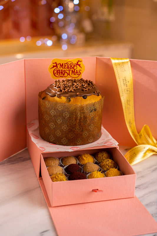 Box Panettone com Brigadeiros